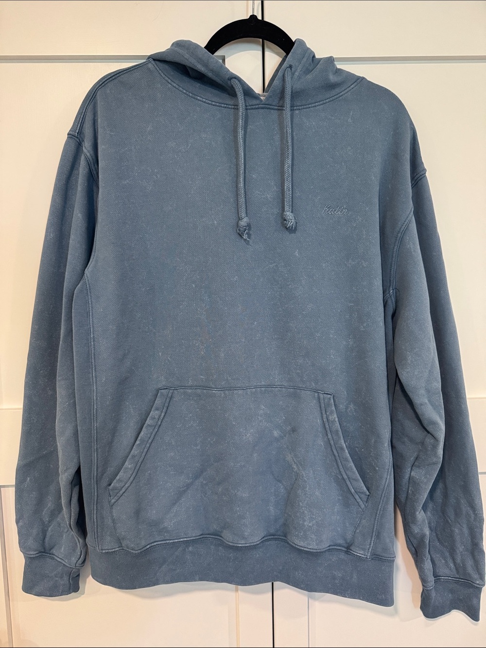 Katin Washed Slate Blue Pullover Hoodie - Men medium